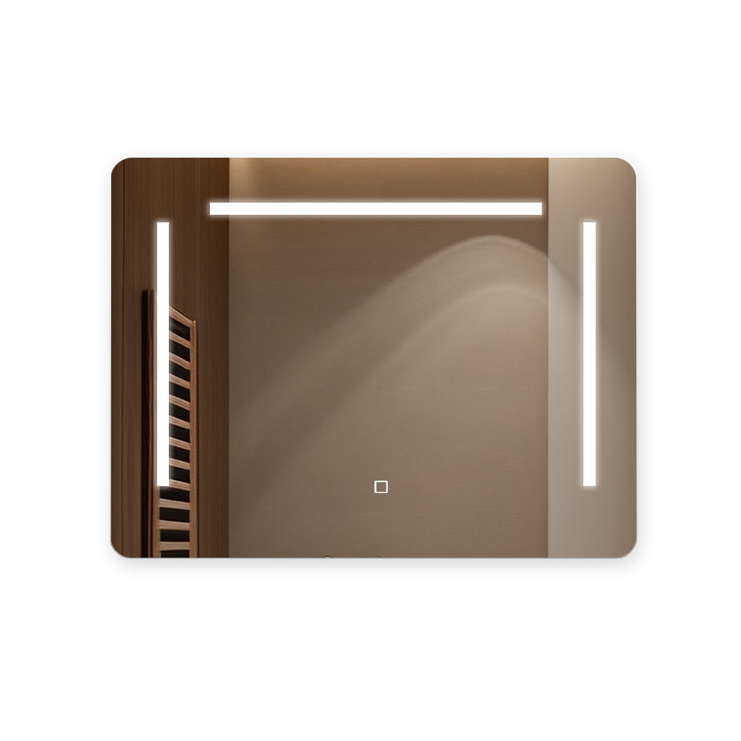 Oglinda LED Dreptunghiulara 80x60cm Functie Dezaburire si Touch