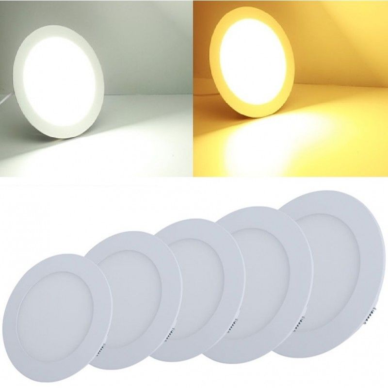 Spot LED 3W Slim Rotund Alb / ⌀83mm / Incastrabil
