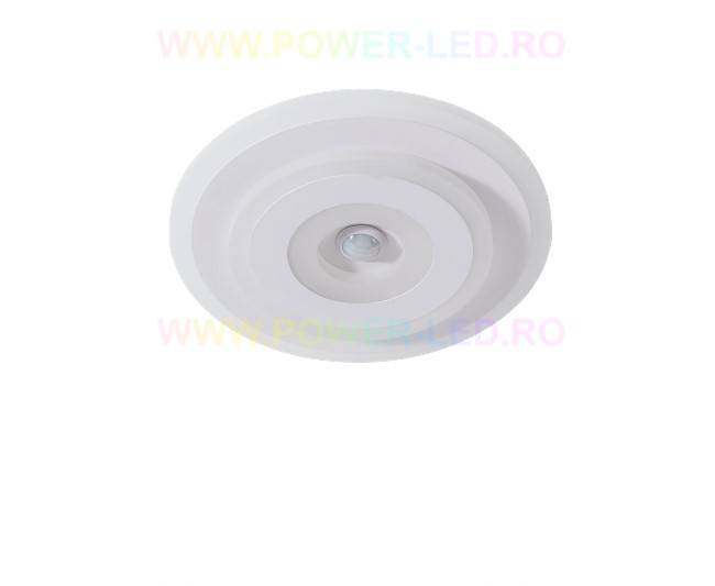 Lustra LED 24W Rotunda cu Senzor Miscare Echivalent 150W