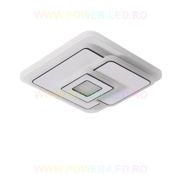 Lustra LED 98W Mini LARA Patrata Echivalent 250W