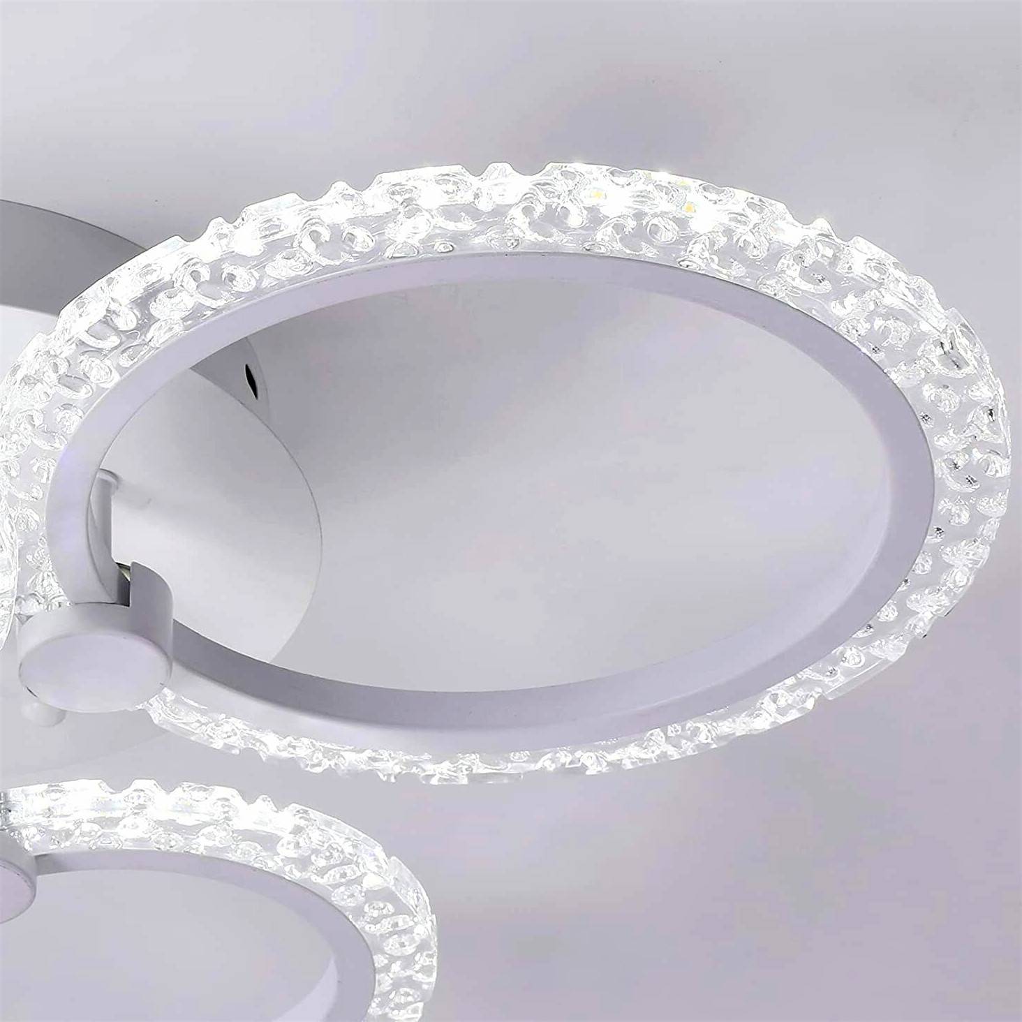 Lustra LED 2+2 CIRCLE Bubble Echivalent 400W Telecomanda