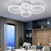 Lustra LED 2+2 CIRCLE Bubble Echivalent 400W Telecomanda
