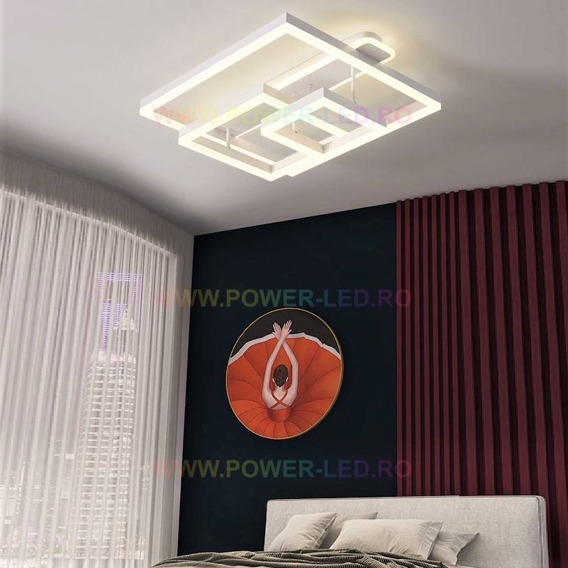 Lustra LED 214W BRUNOS SQUARES Alba Telecomanda