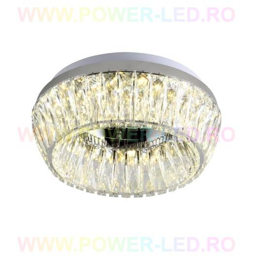 Lustra LED 144W LORA CRISTAL Telecomanda