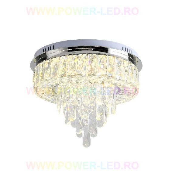 Lustra LED Elegance Circle Cristal Echivalent 400W Telecomanda