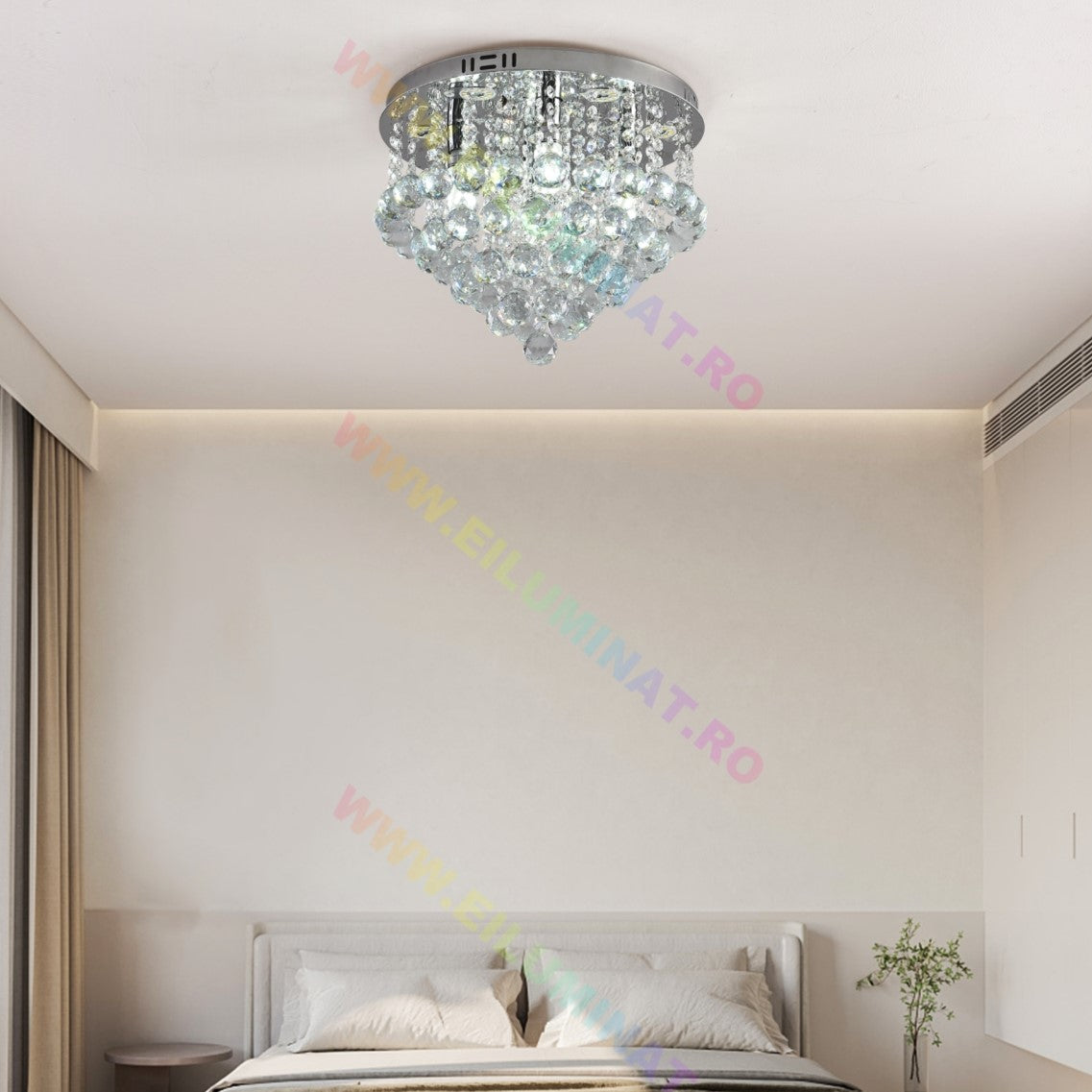 Candelabru Cristal LORY RGB  Telecomanda