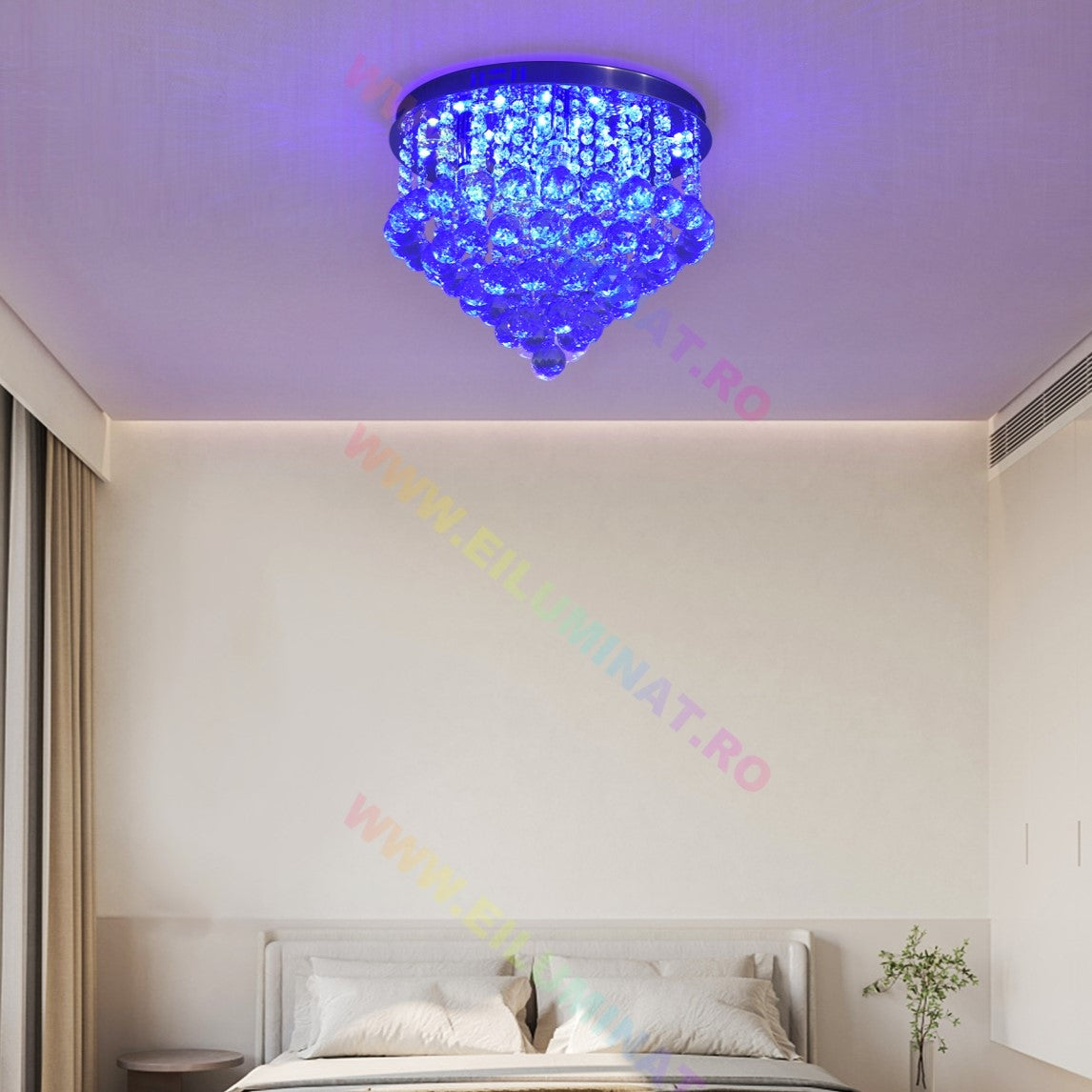 Candelabru Cristal LORY RGB  Telecomanda