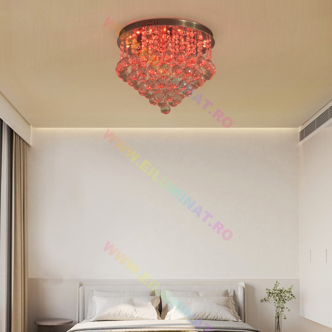 Candelabru Cristal LORY RGB  Telecomanda