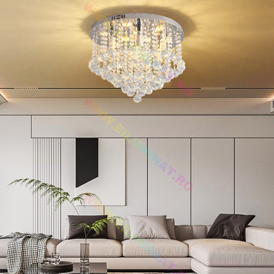 Candelabru Cristal LORY RGB  Telecomanda