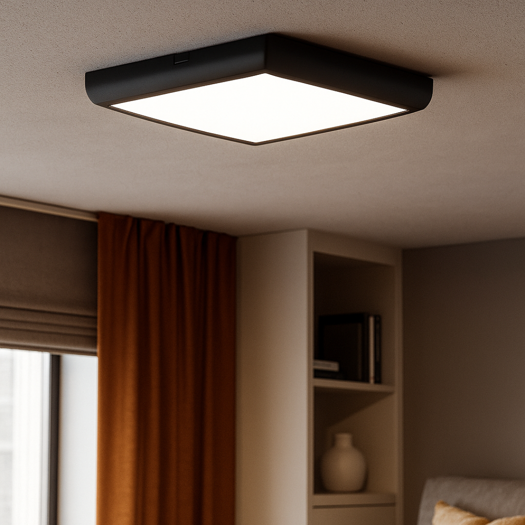 Plafoniera LED Baie 20W 22.5cm Square IP40 3 Lumini Echivalent 200W