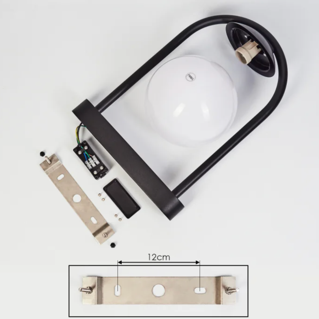 Stalp Ornamental de Gradina LED 28W PRATA VECCHIA 45CM 98732