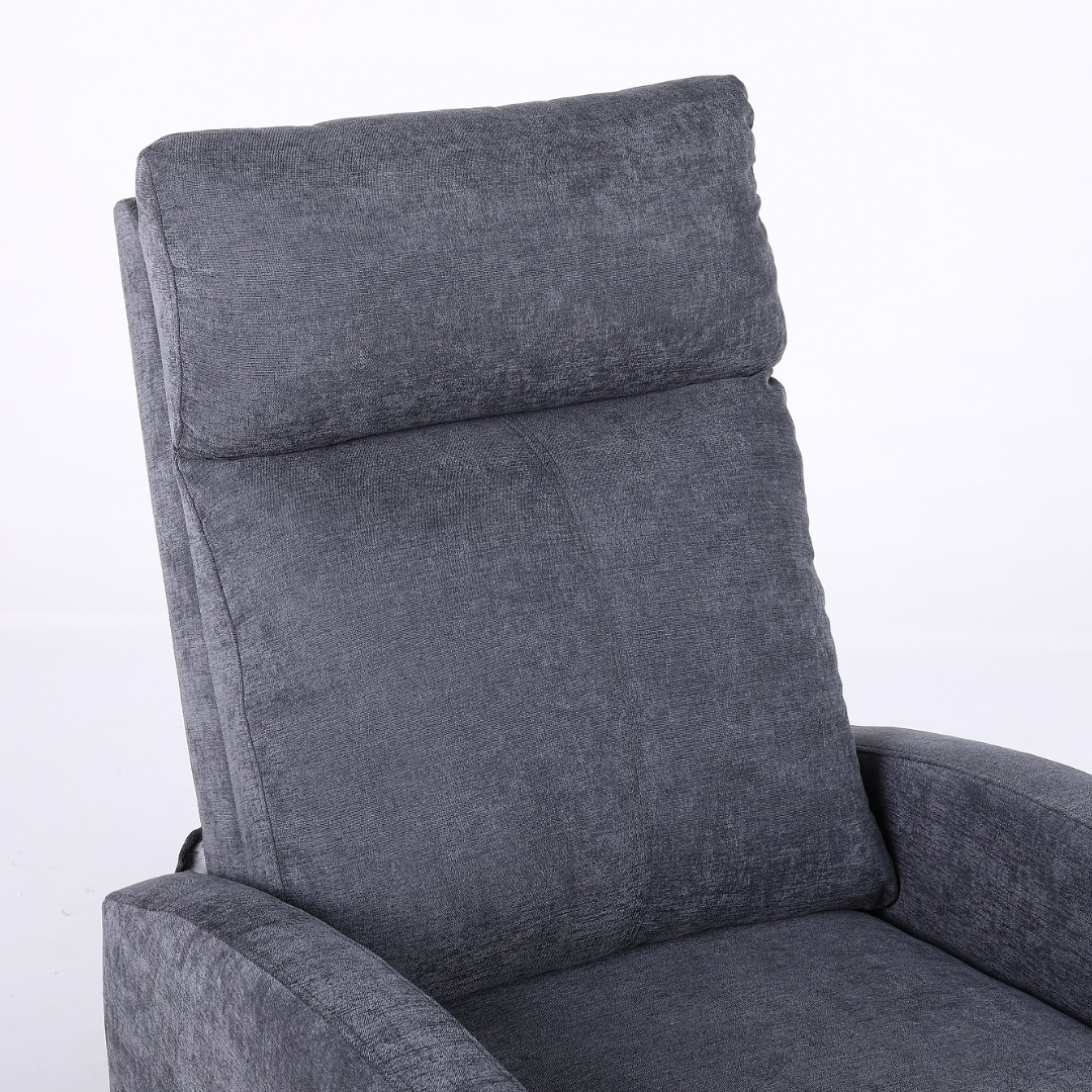 Fotoliu Recliner Stofa Gri Inchis