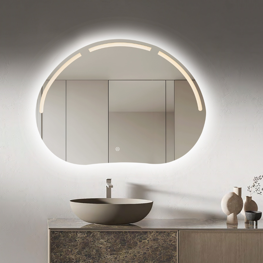 Oglinda LED FRAMELESS TOULOUSE 80x60CM 3 Lumini si Touch