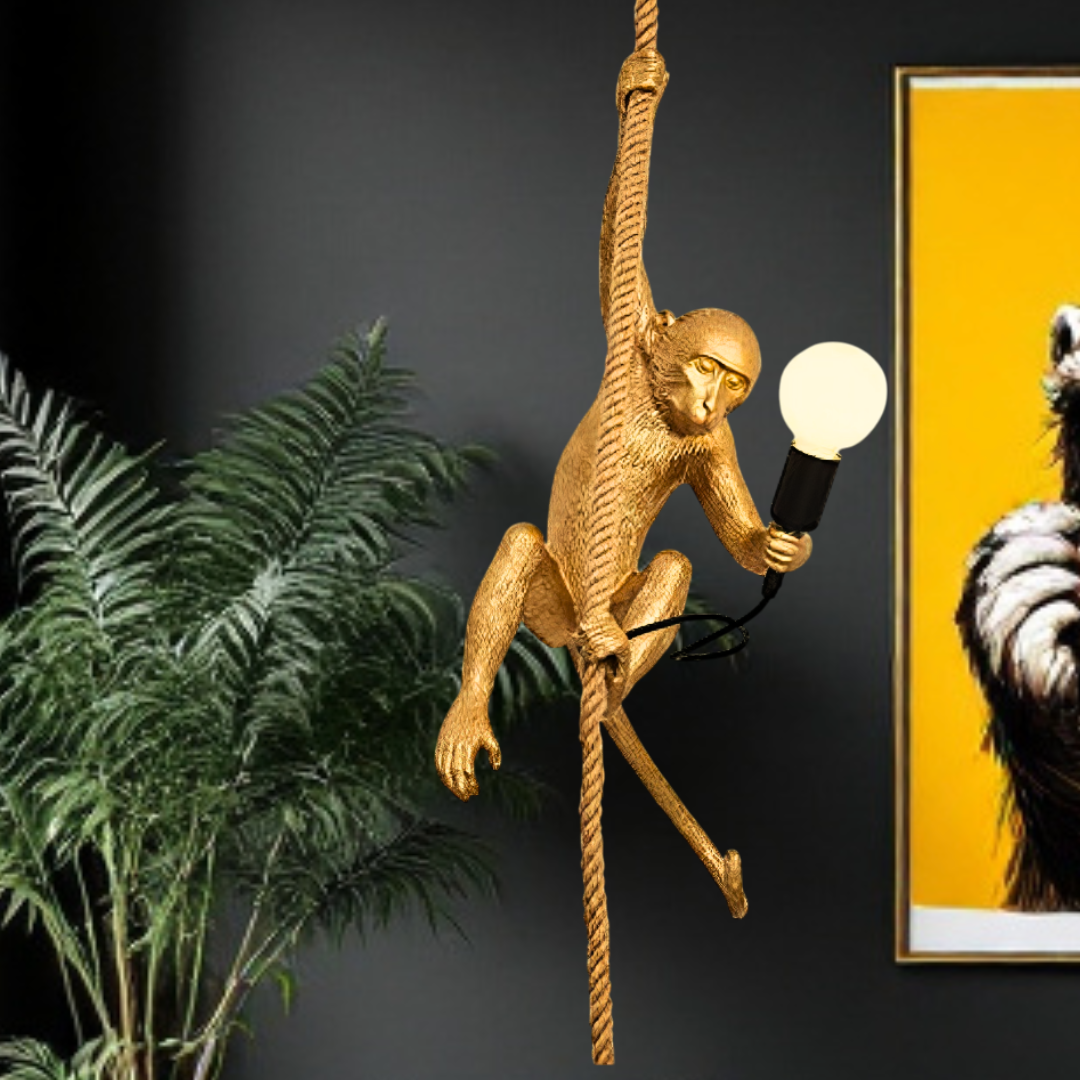 Pendul 1xE27 Monkey Gold