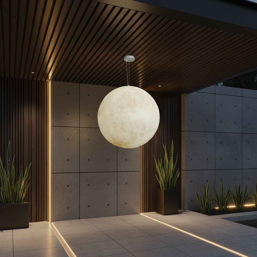 Felinar Glob Suspendat MOONGLOW 60CM