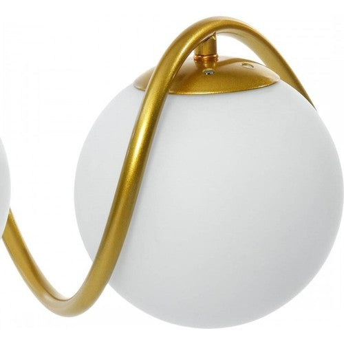 Lustra Abajur MAT GOLD Liniara 5xE27 Spiral MX165-5