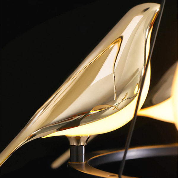 Lustra LED Luxury 6 Golden Swallow