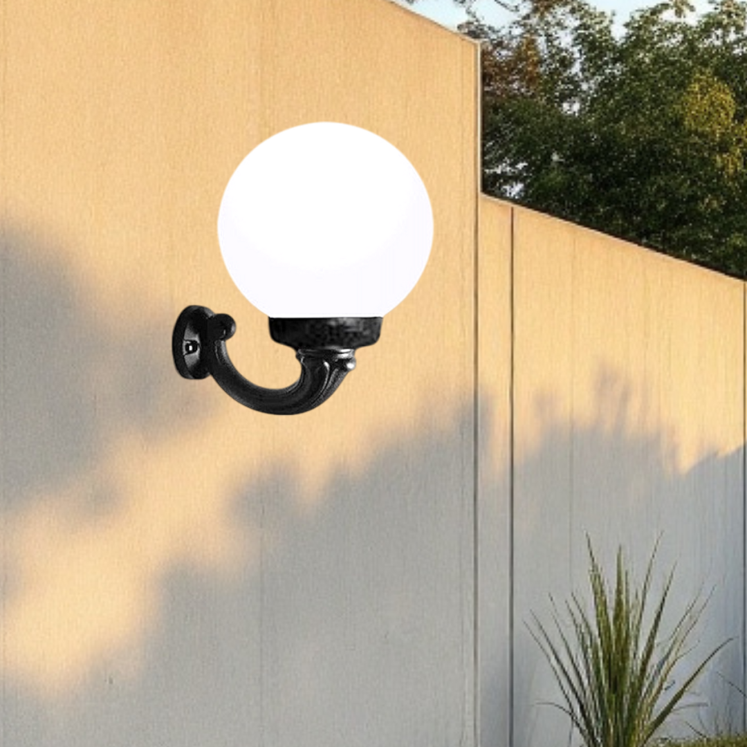 Felinar Glob 40CM Exterior Fumagalli Cu Brat Ofir