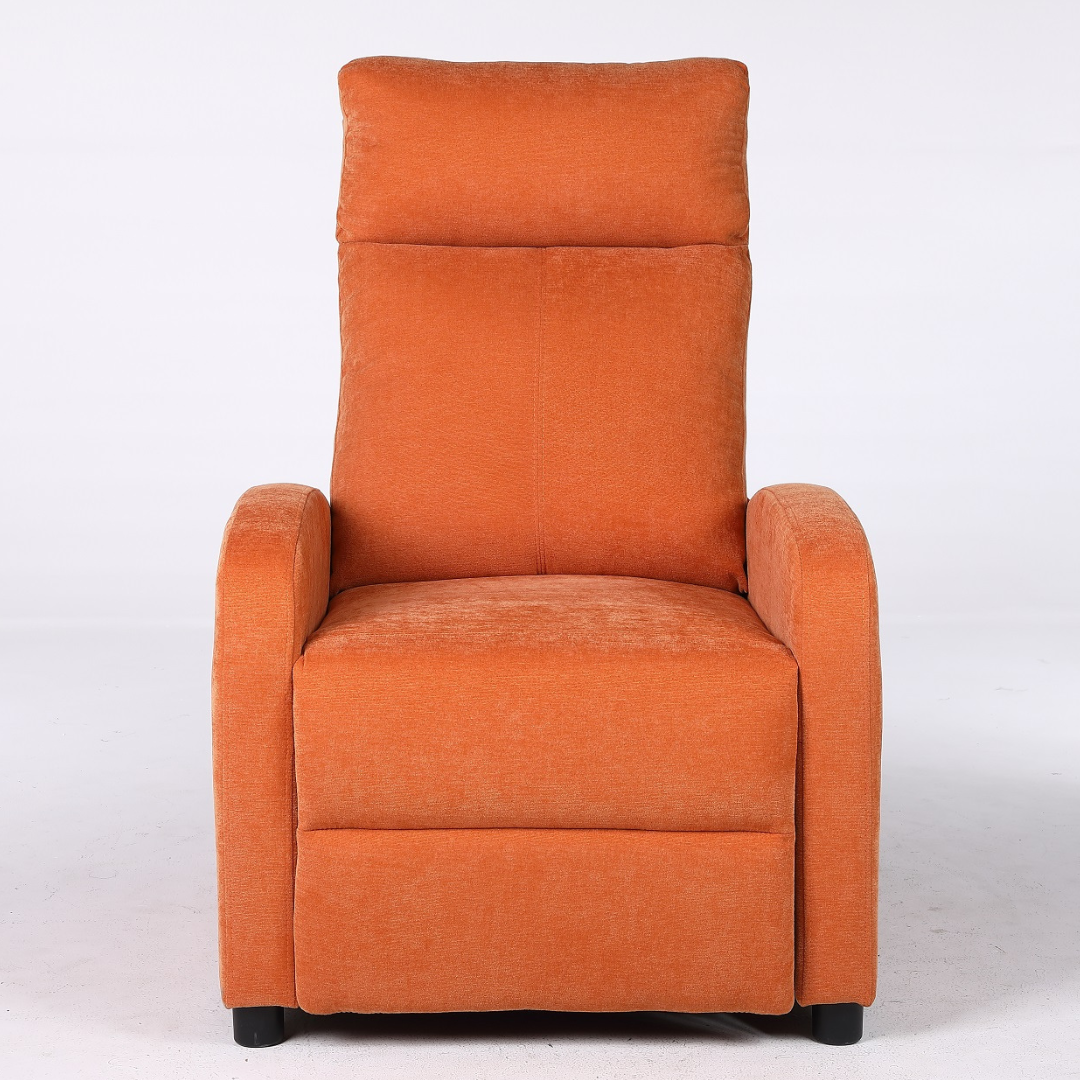 Fotoliu Recliner Stofa Portocaliu