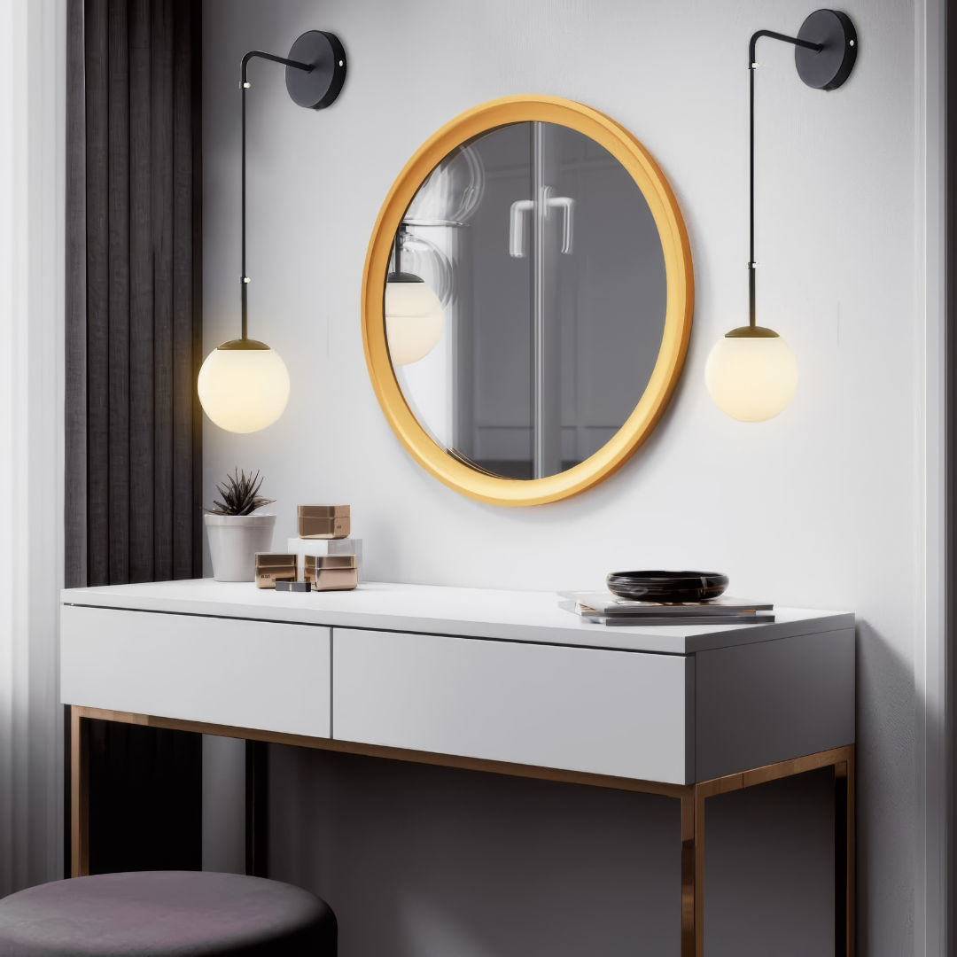 Aplica Ajustabila Nordic Style Black Abajur Mat NEAGRA / ABAJUR / APLICA PERETE Wall Light Fixtures