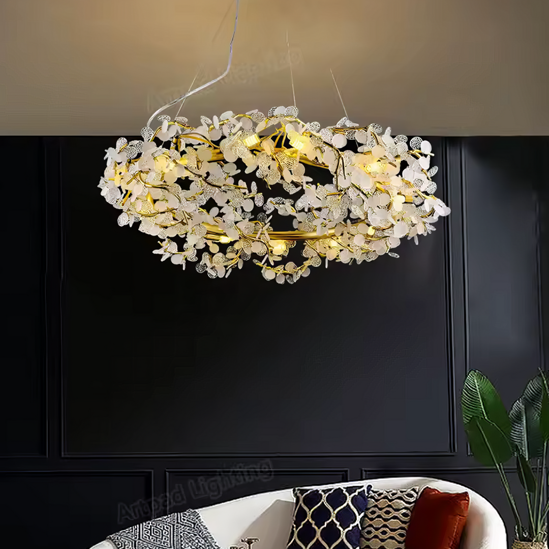 Candelabru Crystal Luxury Flowers