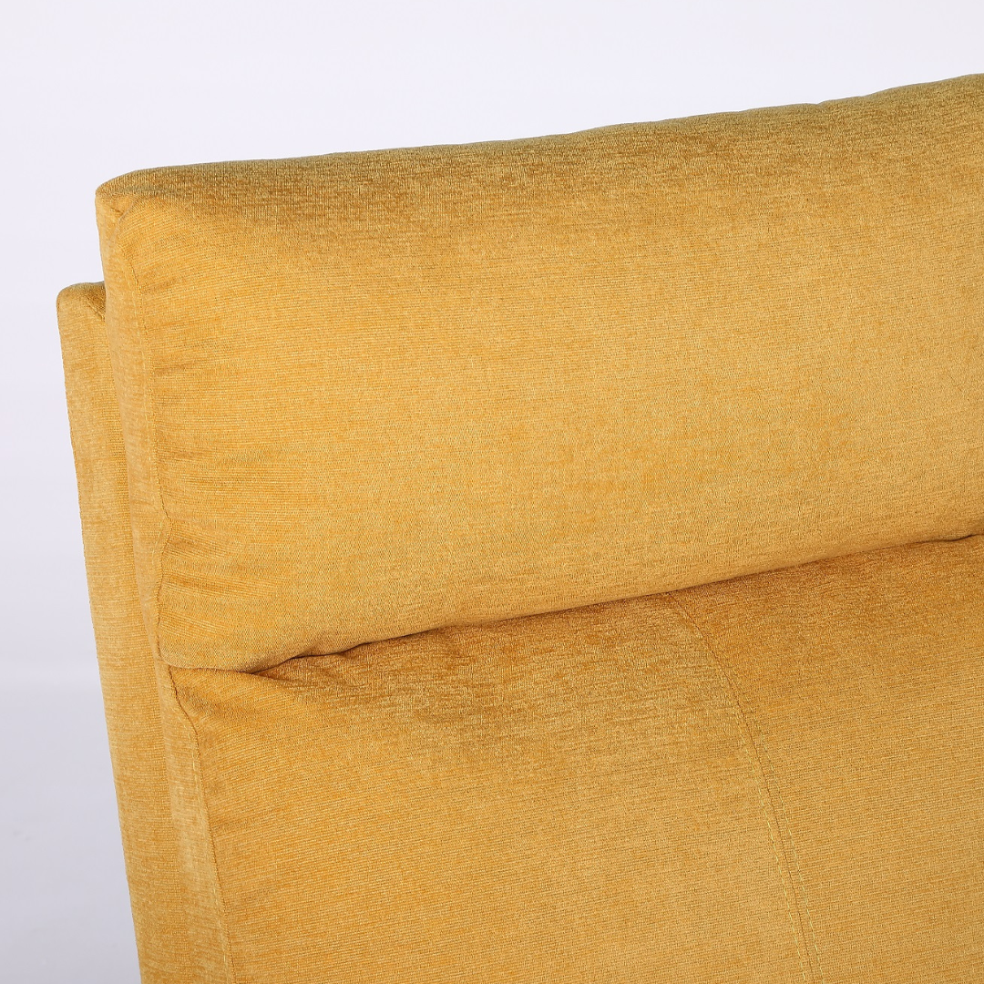 Fotoliu Recliner Stofa Galben
