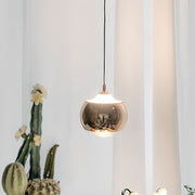 Pendul LED 12W Z3 Auriu Reglabil Pull UP/DOWN