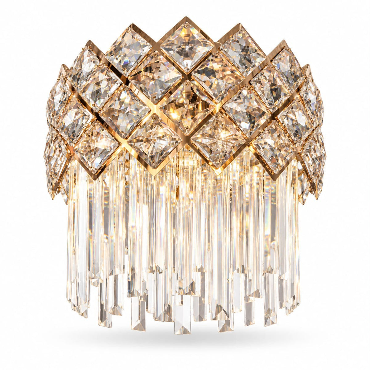 Candelabru Cristal MALLI Luxury Gold Aplicat