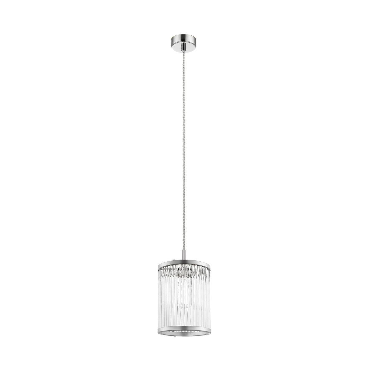 Pendul Cristal Chrome SERGIO Premium 1 x E14