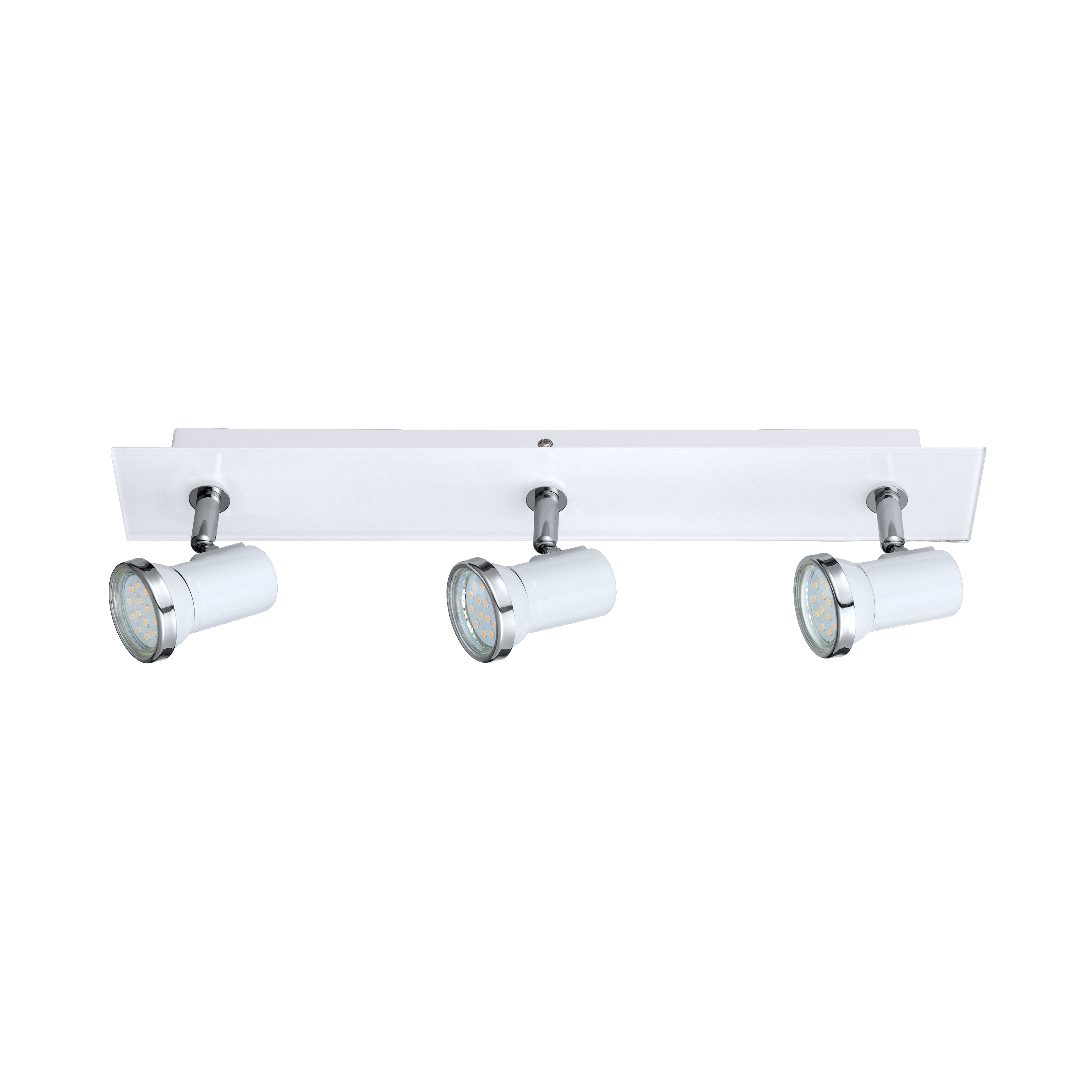 Aplica/Lustra cu 3 Spoturi TAMARA 1 IP44 White & Silver Eglo led ceiling light