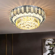 Lustra LED Cristal Aplicata Majesty Telecomanda 50-80CM