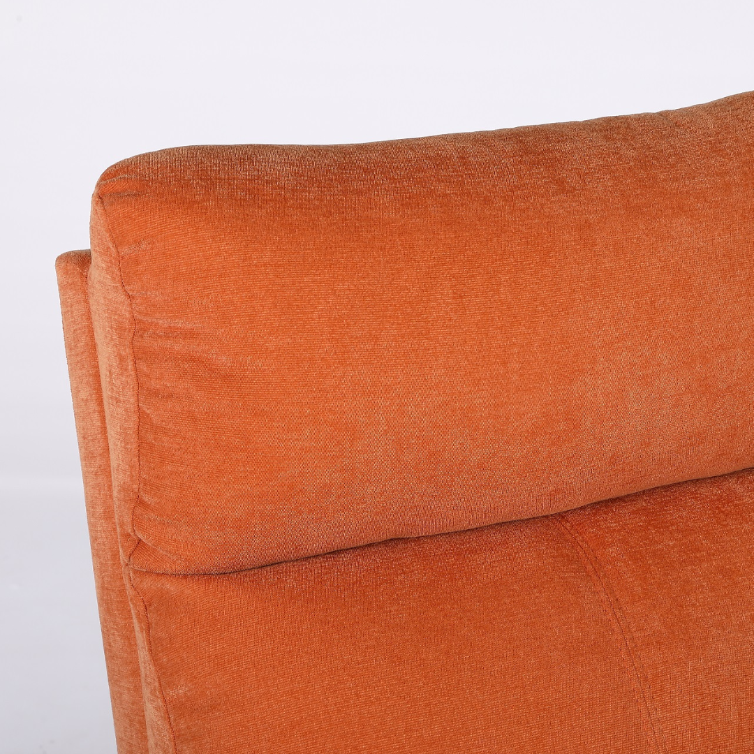 Fotoliu Recliner Stofa Portocaliu