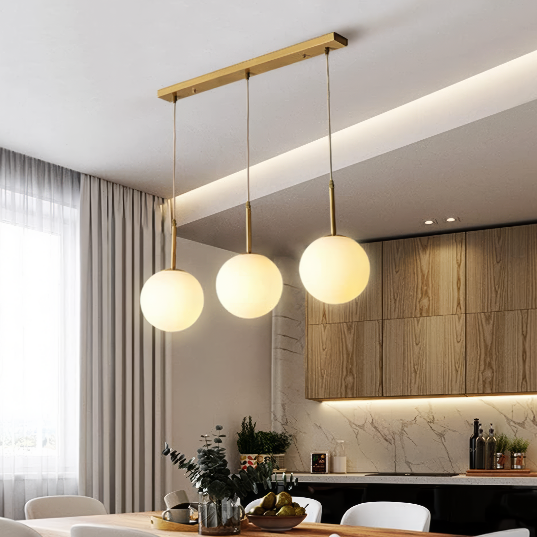 Lustra Abajur MAT GOLD Liniara 3xE27 DN124-3