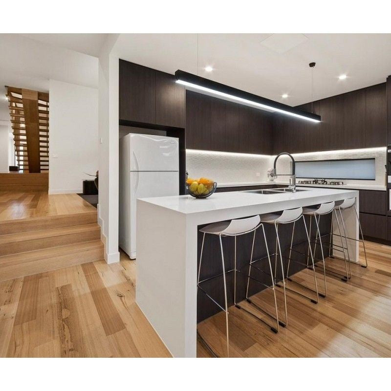 Corp Iluminat LED Liniar 54W 120cm Suspendat/Aplicat Negru