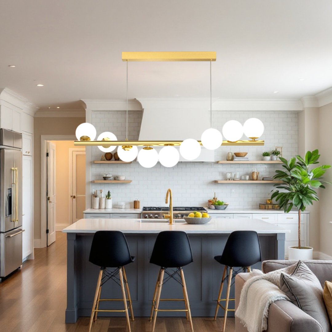 Lustra Abajur MAT GOLD Liniara DX332-9