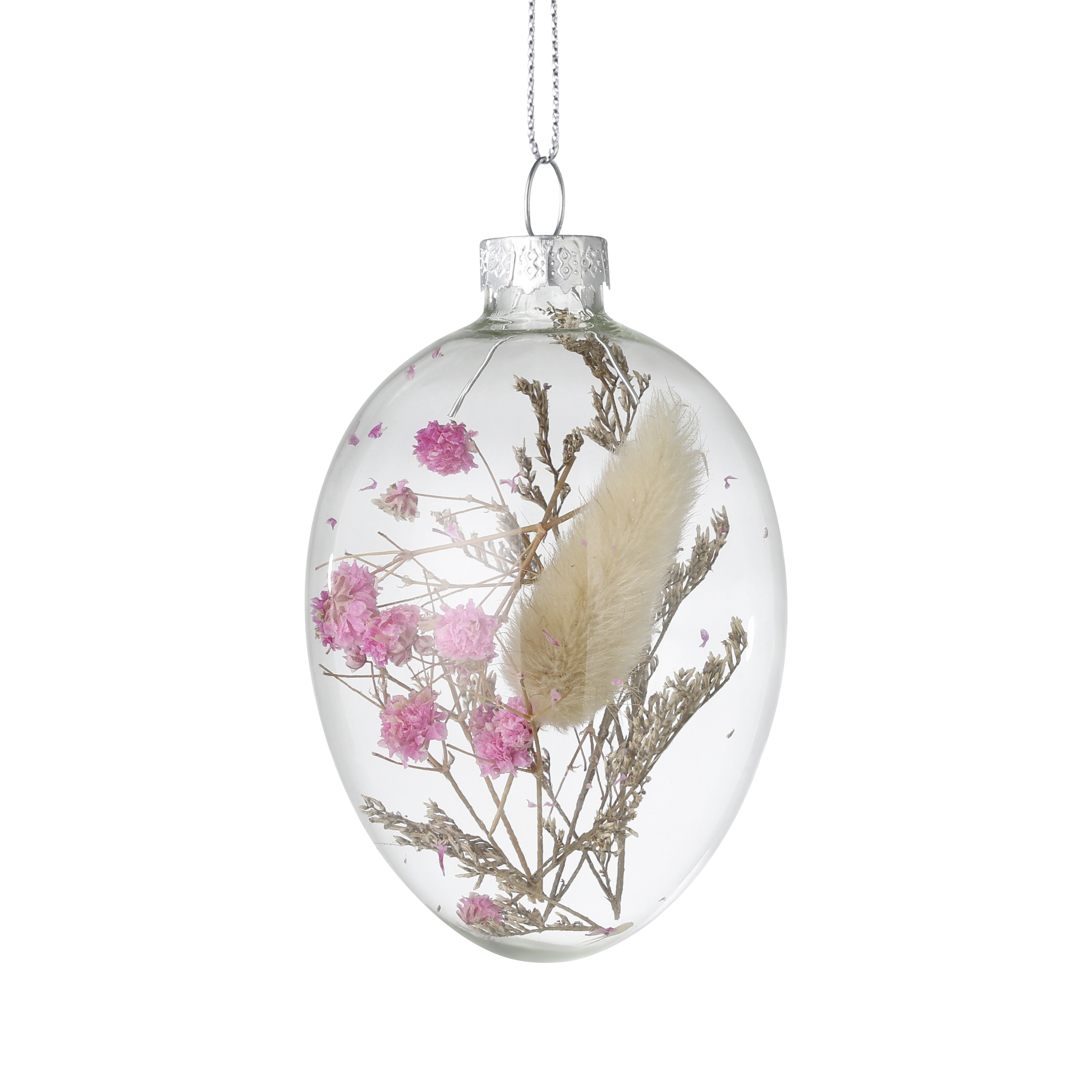 Set 12 Globuri Decorative Fintry Dried Flowers Multicolor
