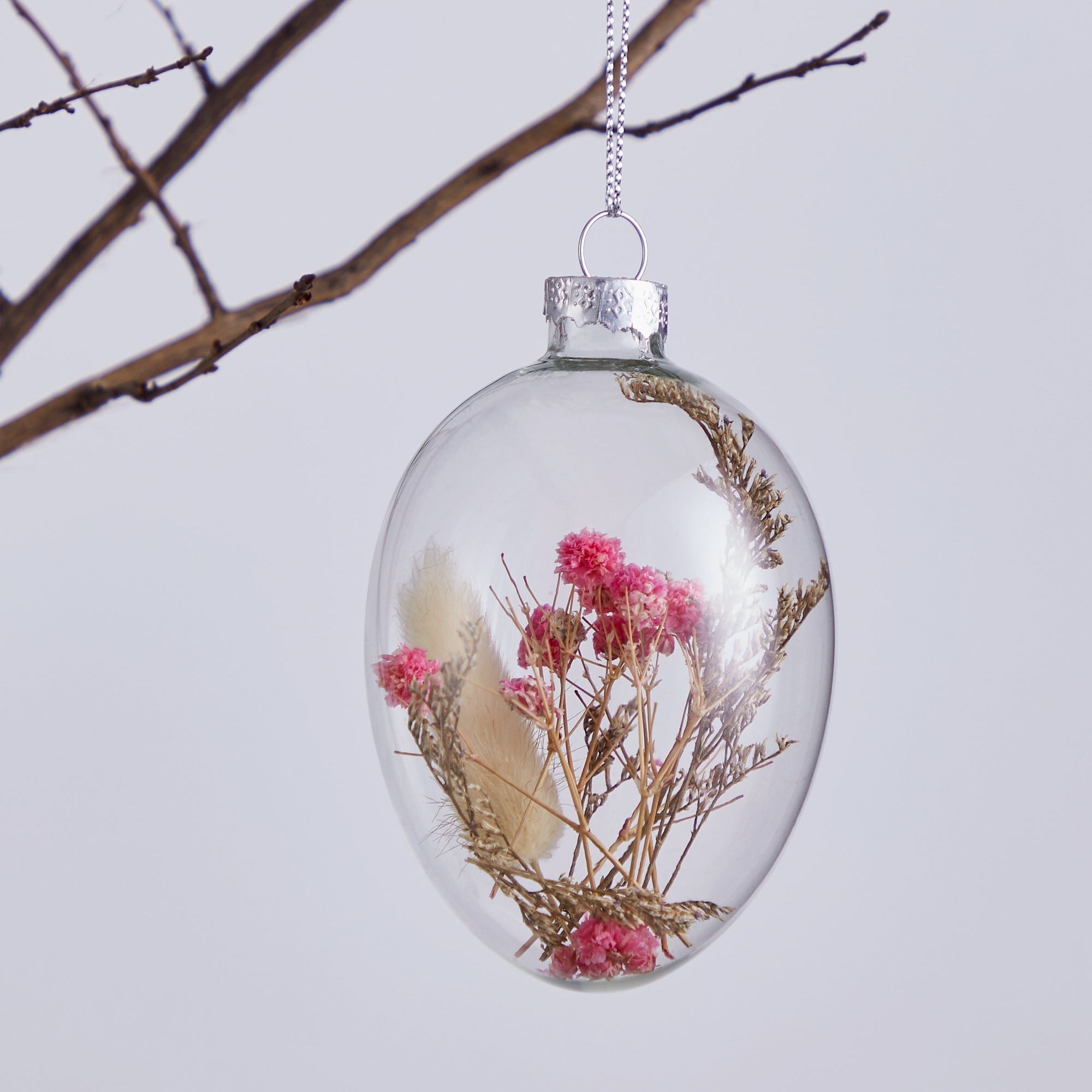 Set 12 Globuri Decorative Fintry Dried Flowers Multicolor