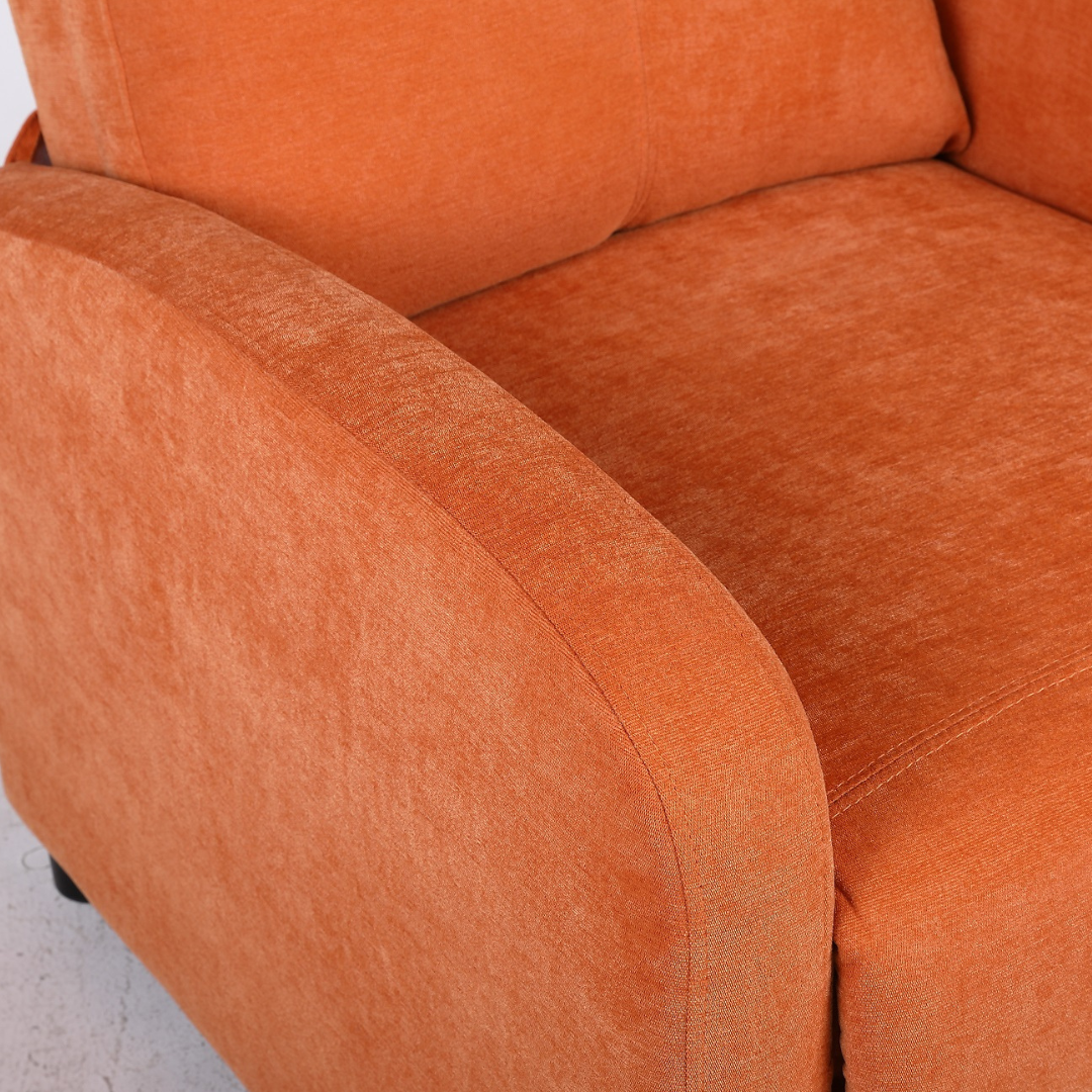 Fotoliu Recliner Stofa Portocaliu