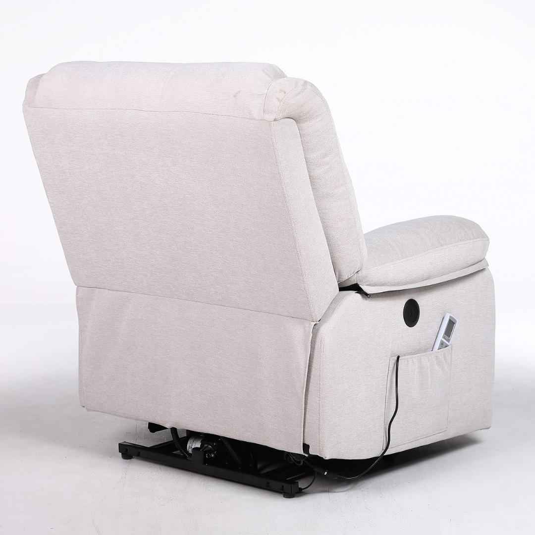 Fotoliu cu Masaj si Incalzire Recliner Electric Gri