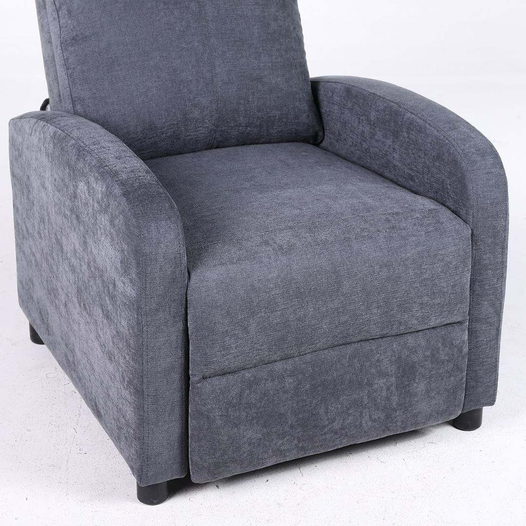 Fotoliu Recliner Stofa Gri Inchis