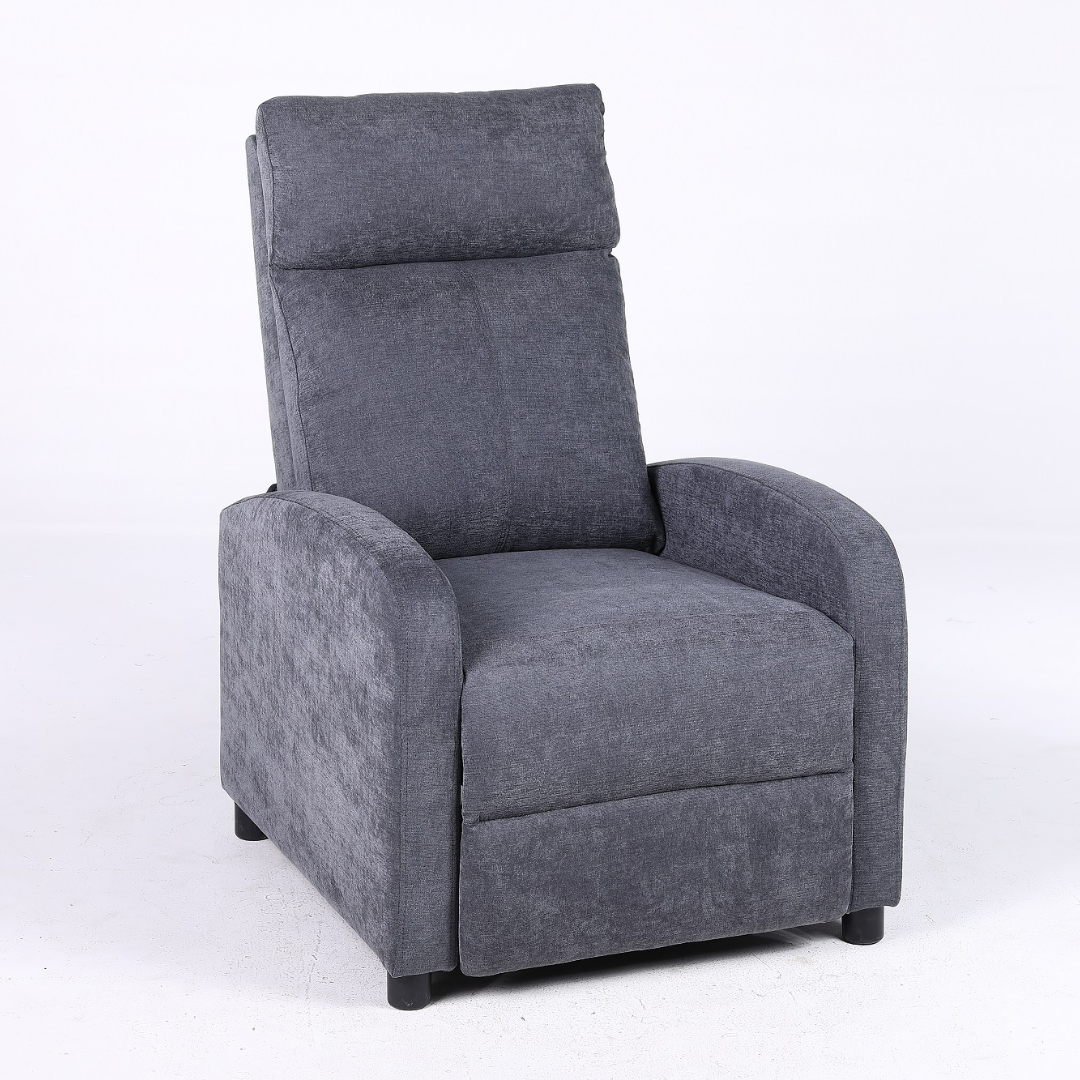 Fotoliu Recliner Stofa Gri Inchis
