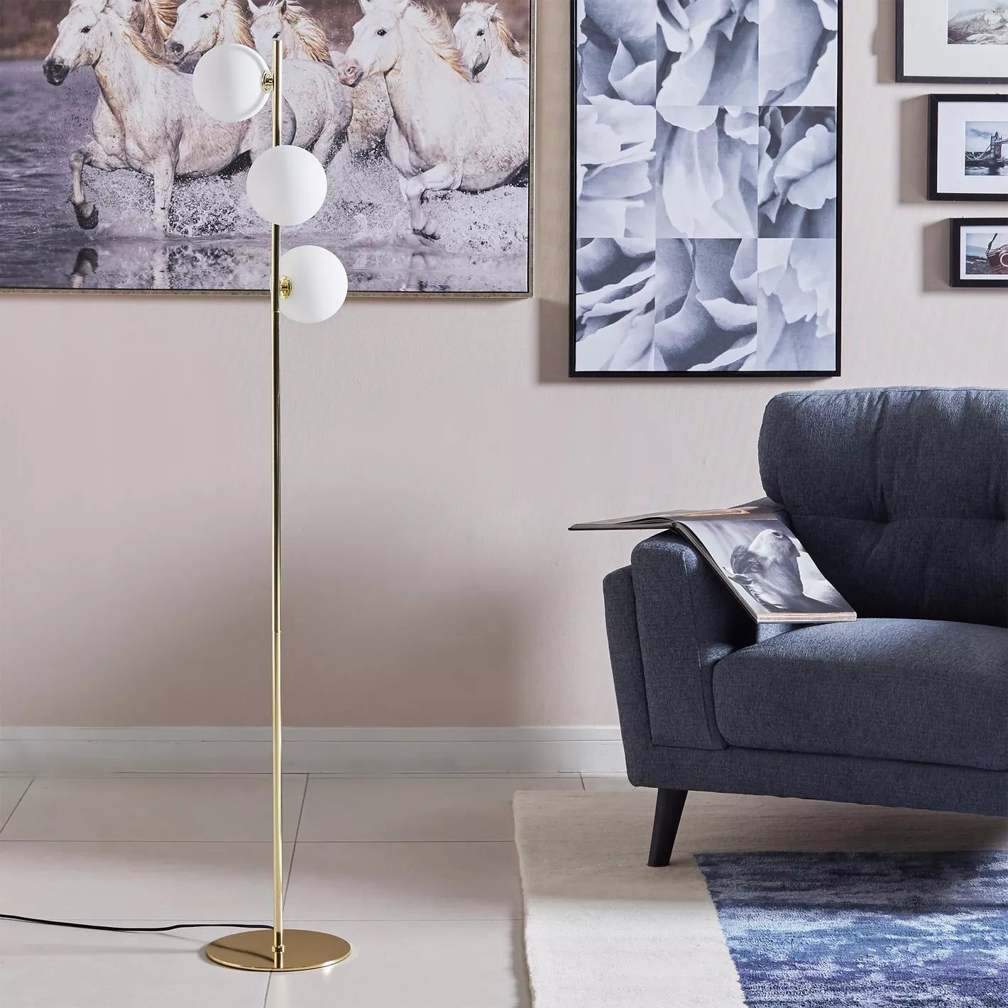 Lampadar Abajur GOLD 160cm TY3052/3 GD