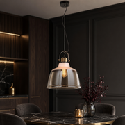 Pendul Unique ASGARD 1xE27 30CM Black&RoseGold