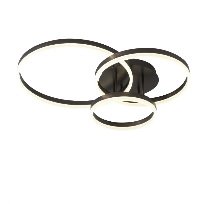 Lustra LED Beauty Brown 3 XL Circle Echivalent 800W Telecomanda
