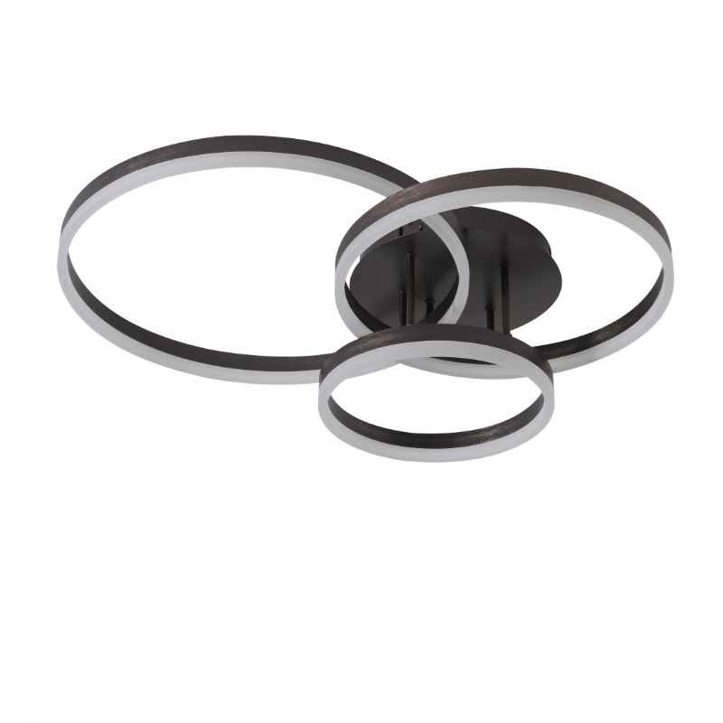 Lustra LED Beauty Brown 3 XL Circle Echivalent 800W Telecomanda