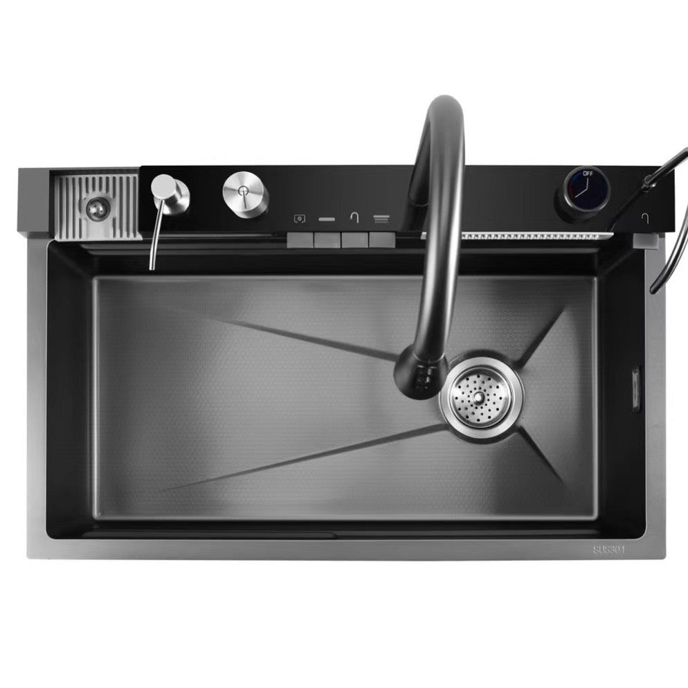 Chiuveta Bucatarie Premium Gri Inchis 75x45x20CM