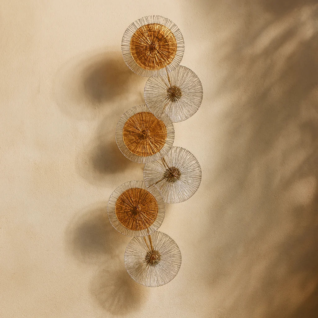 Aplica LED 36W CITRA Luxury Glass Gold 92cm