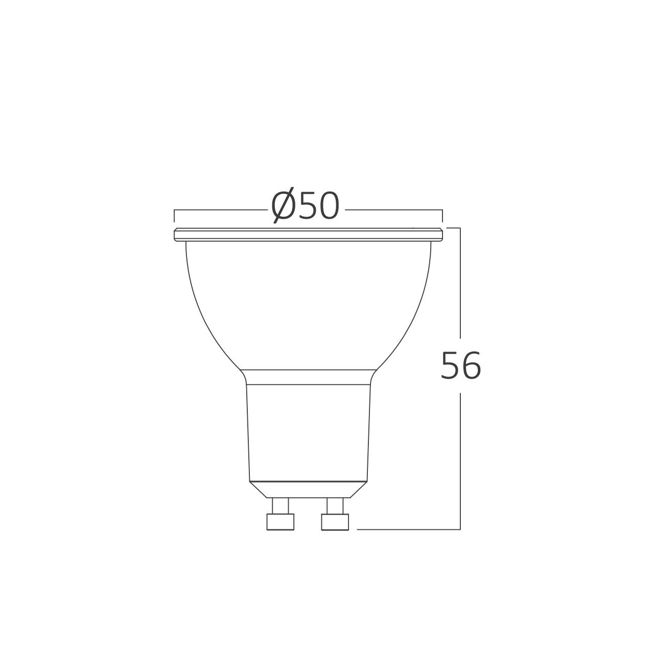 Bec Spot LED GU10 5.5W Dimabil Premium Echivalent 40W
