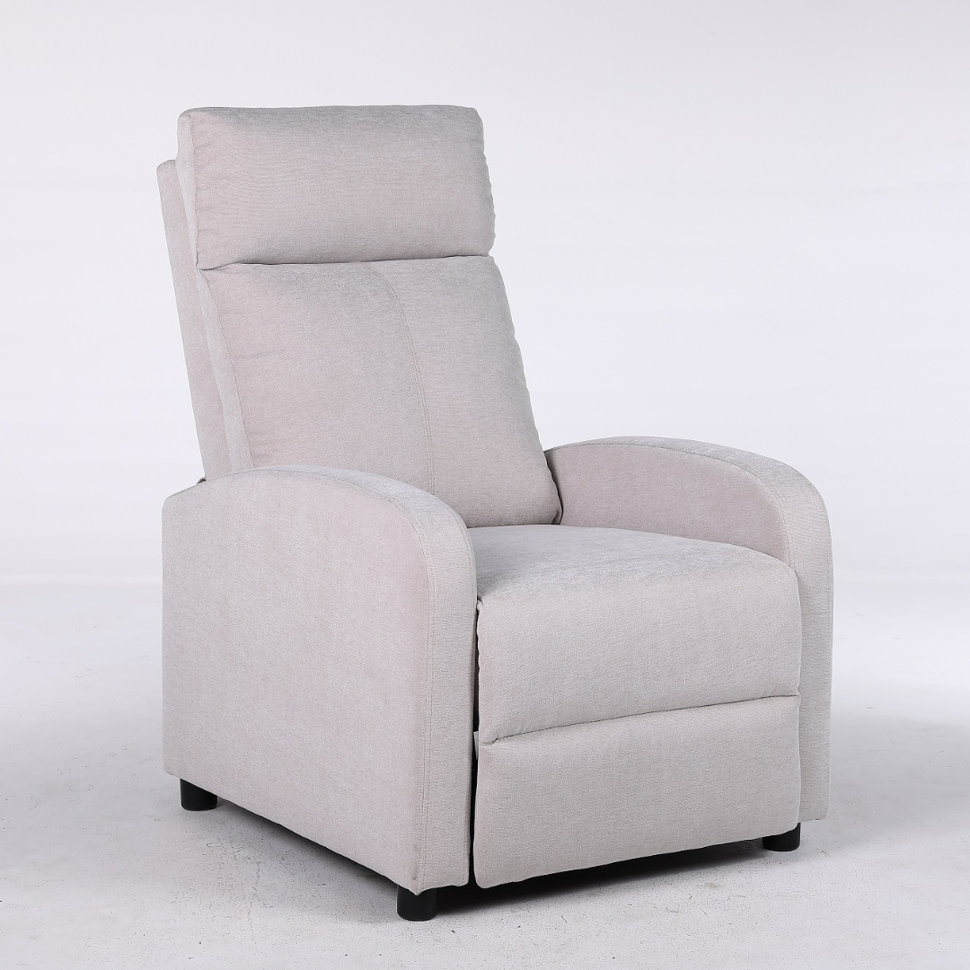 Fotoliu Recliner Stofa Gri