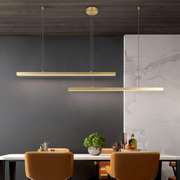 Lustra LED Suspendata 72W Elegant Office Gold Echivalent 500W